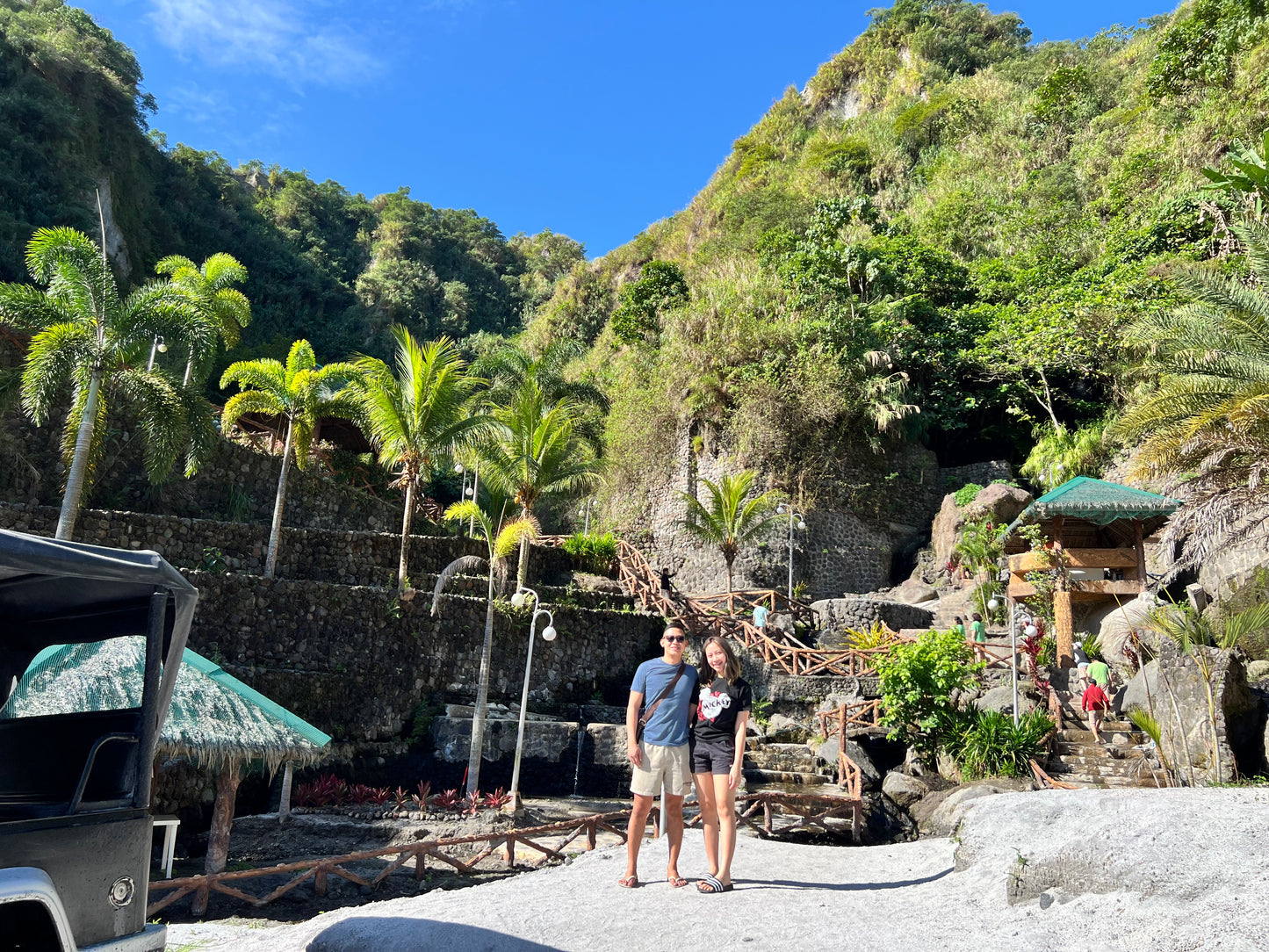 Absprung von der heißen Quelle Puning – Private Gruppentour durch Angeles City
