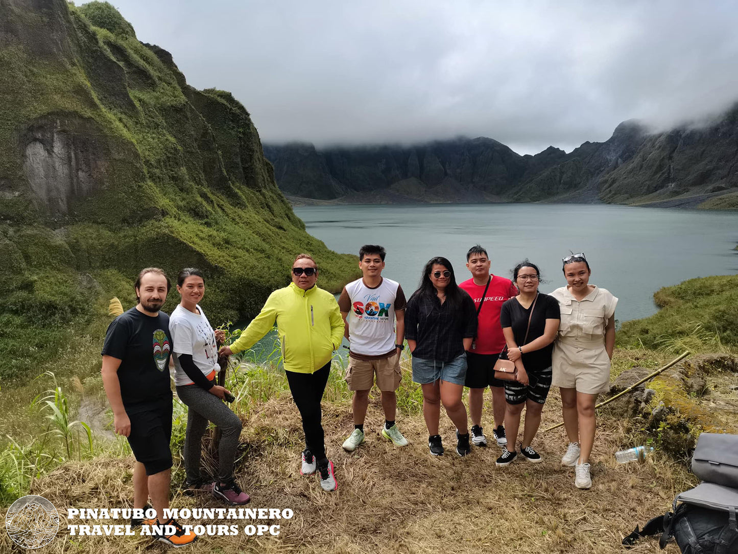 Tourism officers at Mount Pinatubo