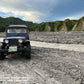 4x4 jeep at Toblerone Hills after river crossing